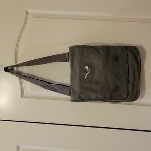 New PetSmart Authentic Pigment Gray Logo Pet Shoulder Bag w/ Snaps